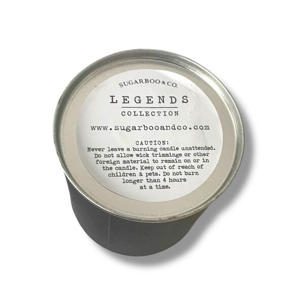 Sugarboo & Co Legends Led Zeppelin 1969 Candle Still Be Loving You Gray 3 oz - Picture 5 of 5